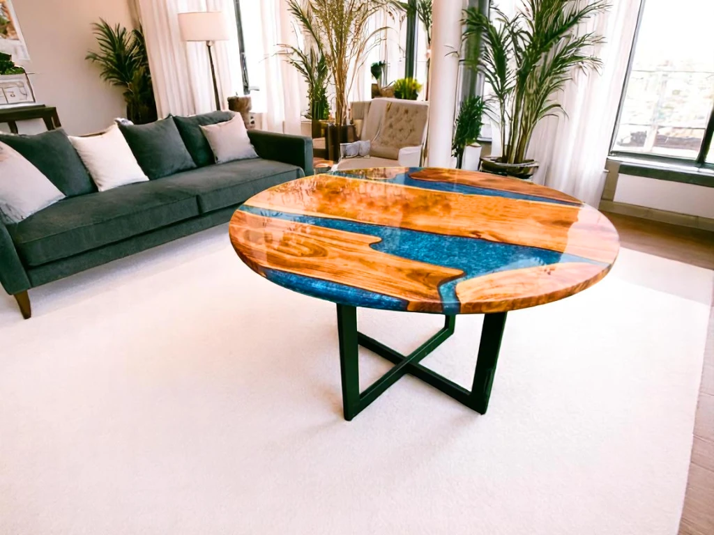 Modern Epoxy End Table - Statement Pieces for Every Room